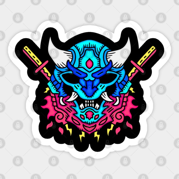 Oni Sticker by manbehindthebook